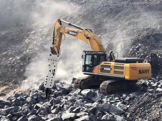 Small 4.8-8.0 Ton Hydraulic Rock Breaker Rock Hammer For Mini Excavator