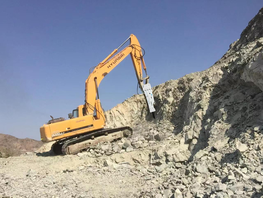 Mini 68mm Hydraulic Rock Breaker Attachment For 5 Ton 6 Ton Excavator