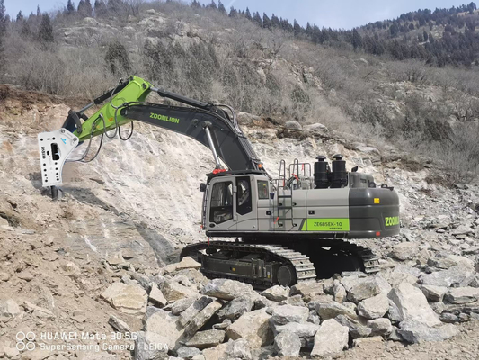 Banana Type Skid Loader Concrete Breaker 45 Tone Rock Breaker Hammer