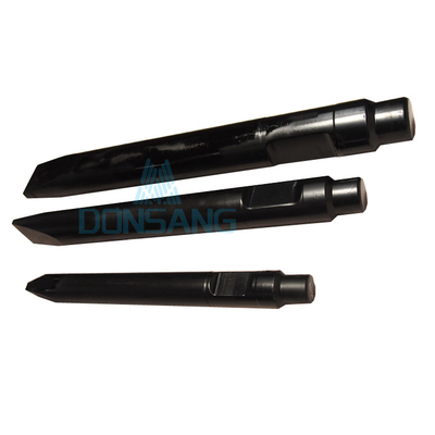 58HRC 40 Cr Hydraulic Breaker Parts Chisel 100mm Moil Point Chisel Suitable Hydraulic Rock Hammer DS8C