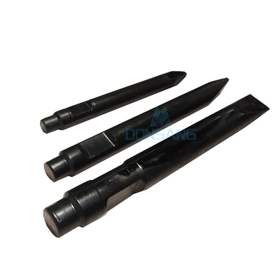 Moil Point Hydraulic Rock Hammer  Tool 135mm Diameter Hydraulic Breaker Chisel for Sales DS8C