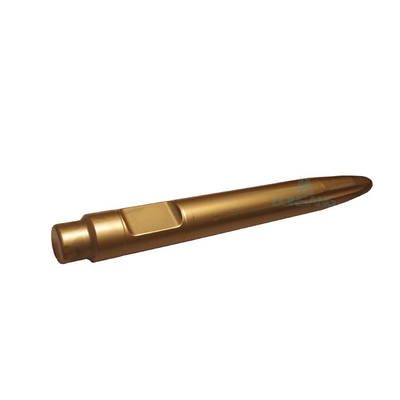 Gold 140mm Hydraulic Breaker Chisel Moil Point Excavator Chisel Hydraulic Rock Hammer DS8C