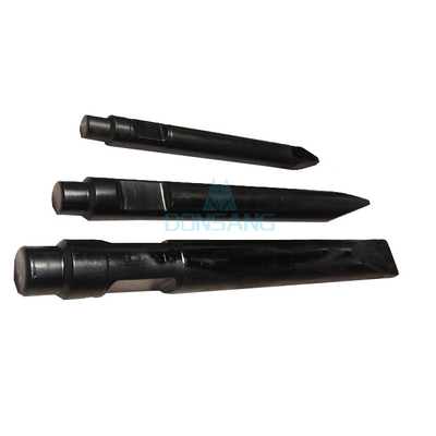 Gold 140mm Hydraulic Breaker Chisel Moil Point Excavator Chisel Hydraulic Rock Hammer DS8C