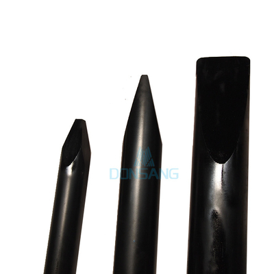 155mm Dia Moil Chisel Hydraulic Hammer Chisel SB40 42CrMo Material Hydraulic Breaker Parts DS8C
