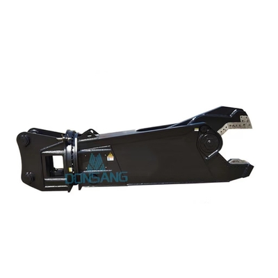 Black 15T Hydraulic Concrete Pulverizer For Excavator Cement Pulverizer