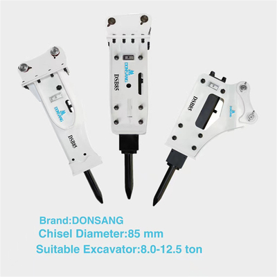85mm Chisel 12.5 Ton Top Type Hydraulic Rock Breaker For 8 T Excavator