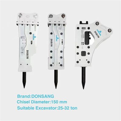 150mm Wide Box Type Hydraulic Hammer Breaker HB20G For 20 Ton 28 Ton Excavator