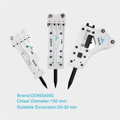150mm Wide Box Type Hydraulic Hammer Breaker HB20G For 20 Ton 28 Ton Excavator