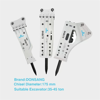 175mm Wide Hydraulic Hammer Breaker For 35 Ton 40 Ton 45 Ton Excavator