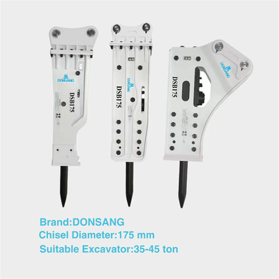 175mm Wide Hydraulic Hammer Breaker For 35 Ton 40 Ton 45 Ton Excavator