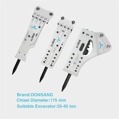 175mm Wide Hydraulic Hammer Breaker For 35 Ton 40 Ton 45 Ton Excavator