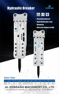 150mm Hydraulic Hammer Breaker HB20G For 20 Ton 28 Ton Excavator Top Type
