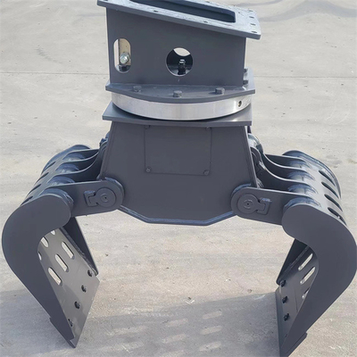 0.8m3 Hydraulic Grapple For Excavator 50 Tons Customized Color