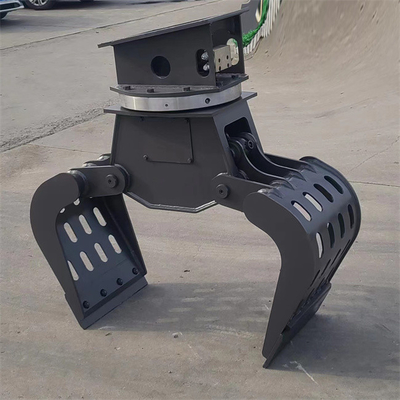 0.8m3 Hydraulic Grapple For Excavator 50 Tons Customized Color