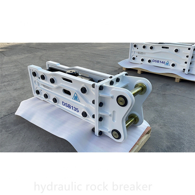Top Type 28 Ton Excavator Hydraulic Breaker 140mm Wide Chisel