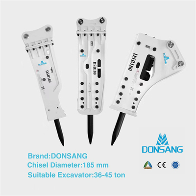 Top Type 28 Ton Excavator Hydraulic Breaker 140mm Wide Chisel