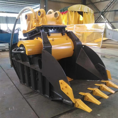 3450 KG 20 - 30 Tons Excavator Crusher Bucket 0.74M3 Bucket Capacity