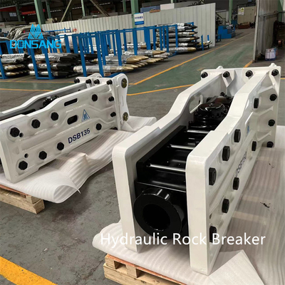 Chisel 165mm Wide Hydraulic Hammer Breaker Box Type For 30 Ton 35 Ton 40 Ton Excavator