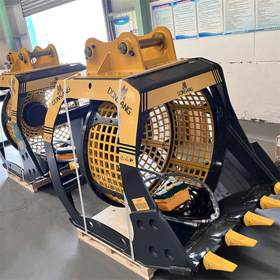 DONSANG Rotating Screening Bucket Low Maintenance Good Price Good Quantity Excavator Attachment Excavator Rotating Screening Bucke Crusherening Bucket Rotating Screening Factory