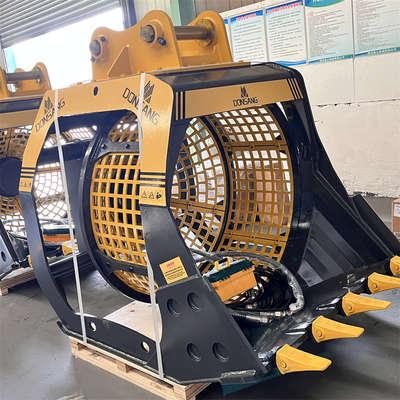 DONSANG Rotating Screening Bucket Low Maintenance Good Price Good Quantity Excavator Attachment Excavator Rotating Screening Bucke Crusherening Bucket Rotating Screening Factory