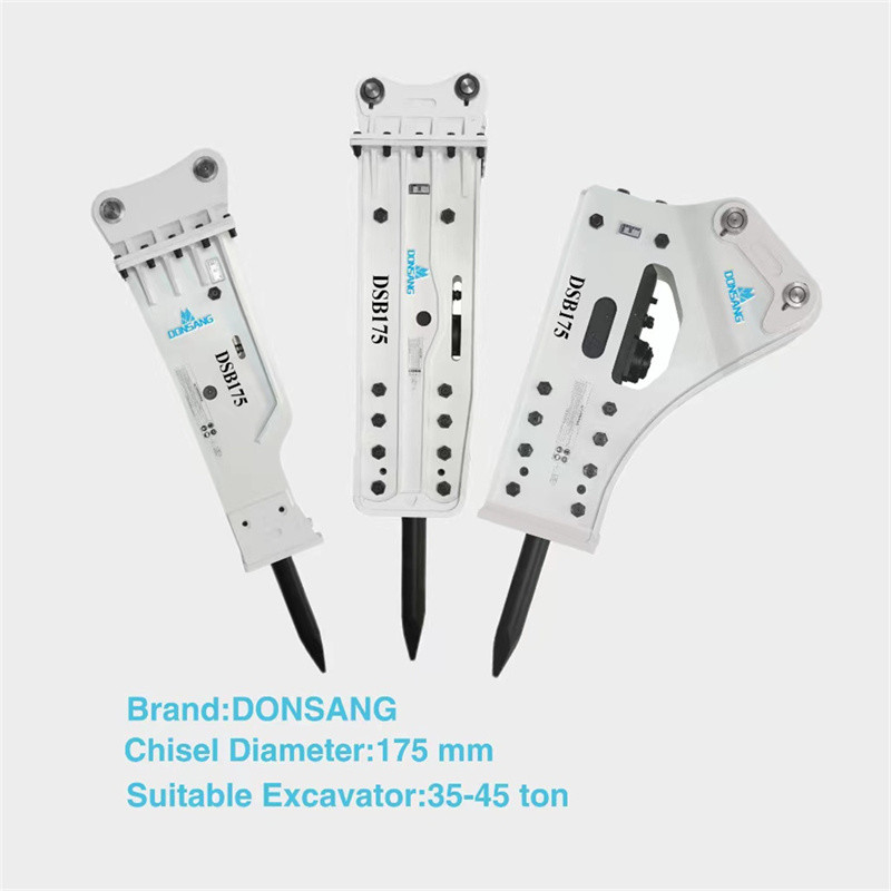 175mm Wide Hydraulic Hammer Breaker For 35 Ton 40 Ton 45 Ton Excavator