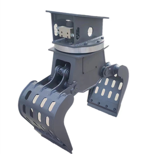 0.8m3 Hydraulic Grapple For Excavator 50 Tons Customized Color